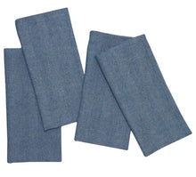 Load image into Gallery viewer, Chevroni Blue Napkin (Set of 4)
