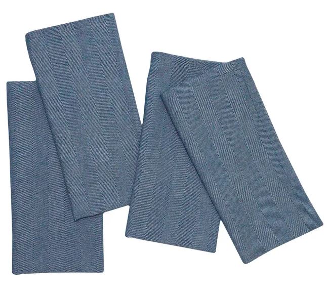 Chevroni Blue Napkin (Set of 4)