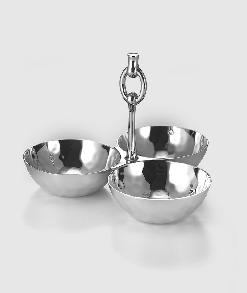 Omega 3-Bowl Snack Set w/Ring