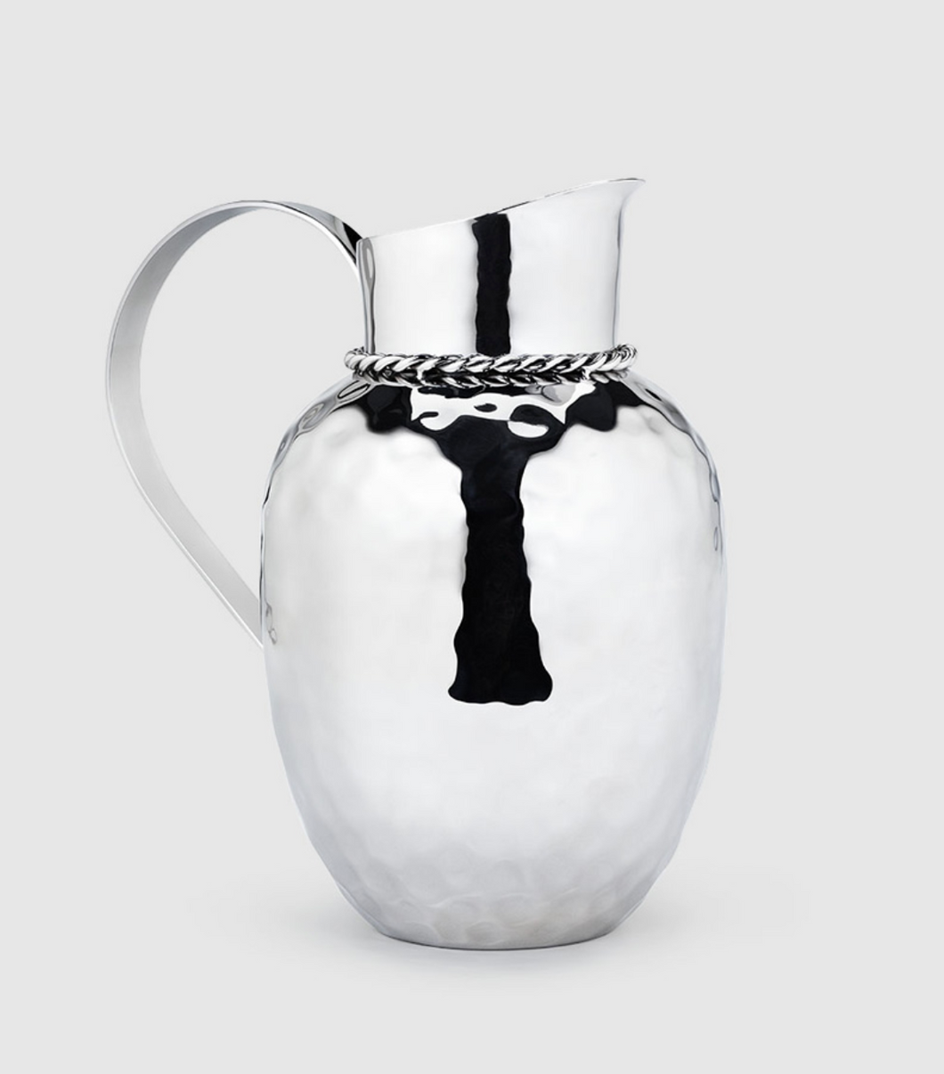 Paloma Pitcher w/ Braided Wire 9½” H