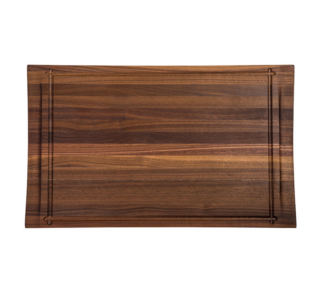 Walnut Rectangle Reversible Butterfly Carving Board